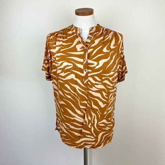 Anthropologie Maeve Cedar Windham Tunic - Picture 2 of 7